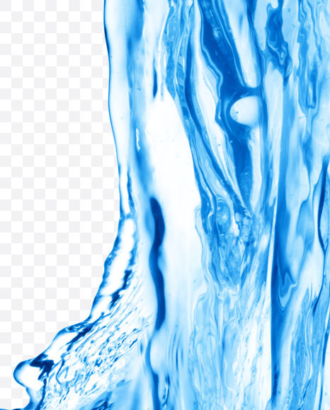 Water q lowercase from Water on Yellow Images Creative Fonts - S29868