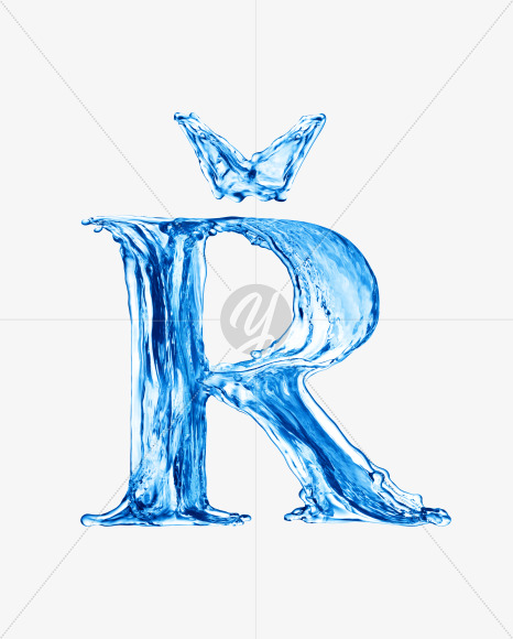 Water R2 from Water on Yellow Images Creative Fonts - S29947