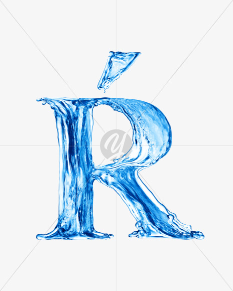 Water R1 from Water on Yellow Images Creative Fonts - S29946