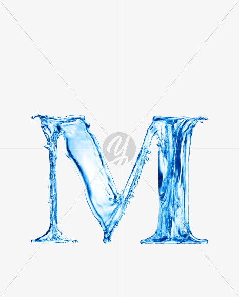 Water M uppercase