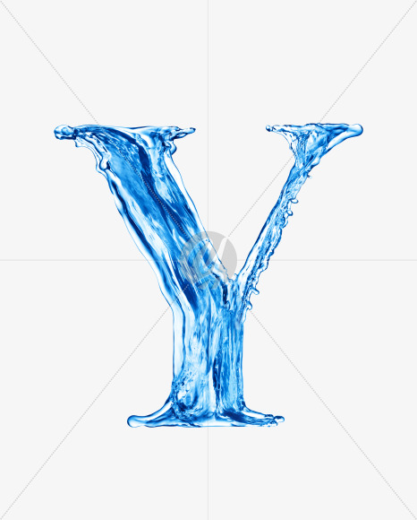 Water Y uppercase