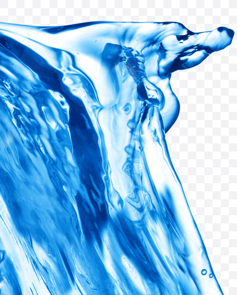 Water w lowercase from Water on Yellow Images Creative Fonts - S29880