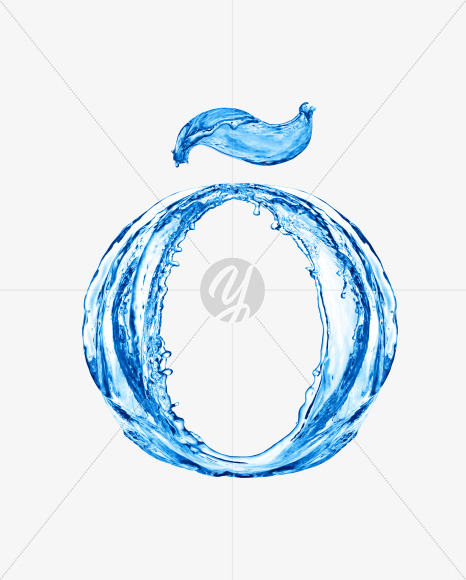 Water O5 from Water on Yellow Images Creative Fonts - S29943