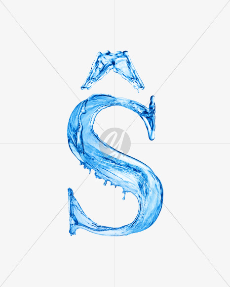 Water S2 from Water on Yellow Images Creative Fonts - S29949