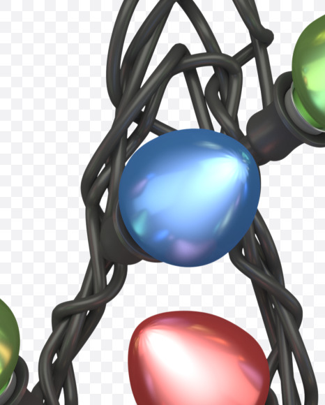 w lowercase from Color Garland Font on Yellow Images Creative Fonts - S30175