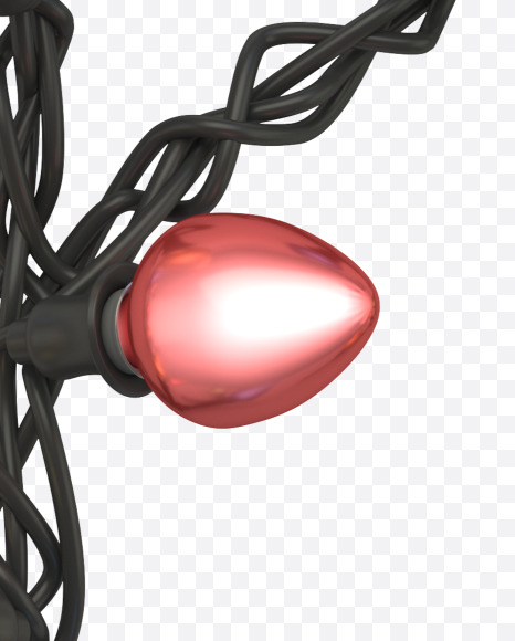 n lowercase from Color Garland Font on Yellow Images Creative Fonts - S30157