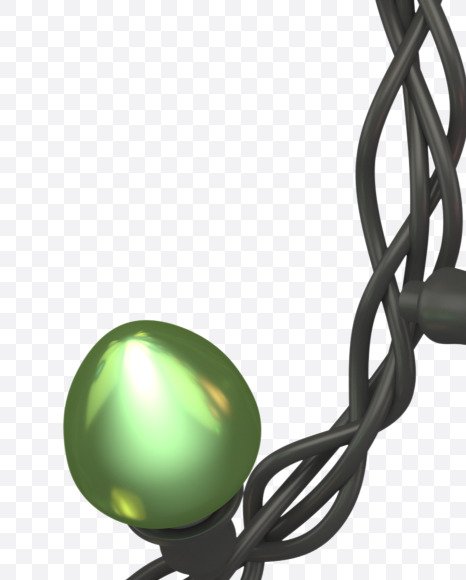 J uppercase from Color Garland Font on Yellow Images Creative Fonts - S30148