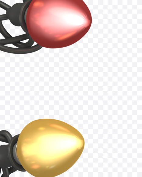 i lowercase from Color Garland Font on Yellow Images Creative Fonts - S30147