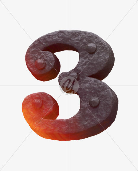 Iron 3 from Forged Iron Font on Yellow Images Creative Fonts - S30290