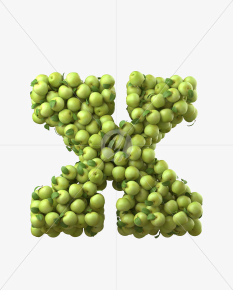 Green apple X
