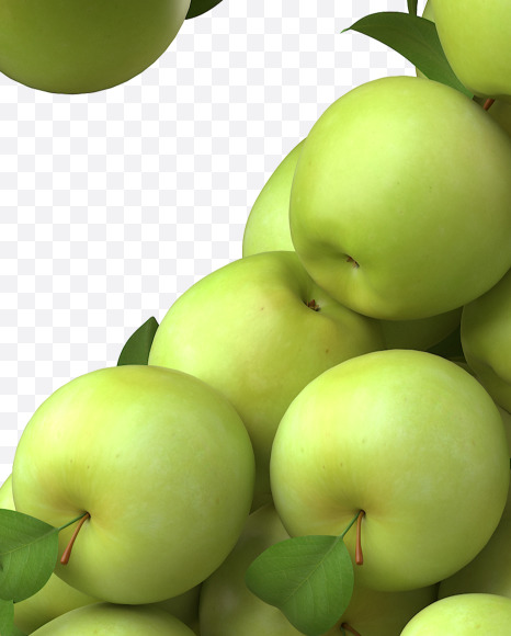 Green apple Z from Fresh Apples Font on Yellow Images Creative Fonts - S30330