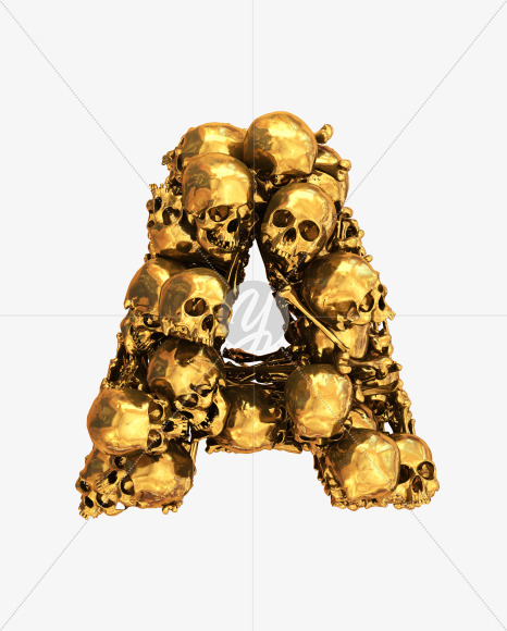 A goldskull
