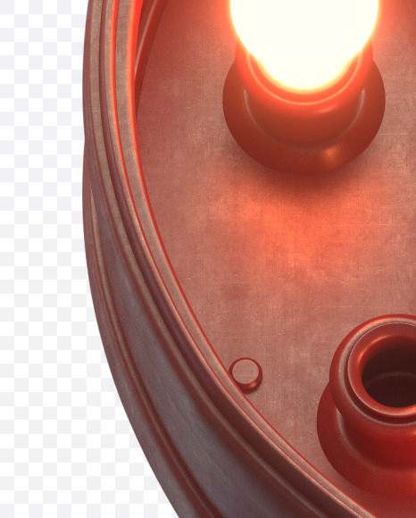 G uppercase from Hot Light Font on Yellow Images Creative Fonts - S30482