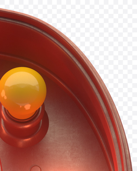 O uppercase from Hot Light Font on Yellow Images Creative Fonts - S30498