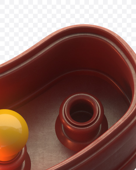 Y uppercase from Hot Light Font on Yellow Images Creative Fonts - S30518