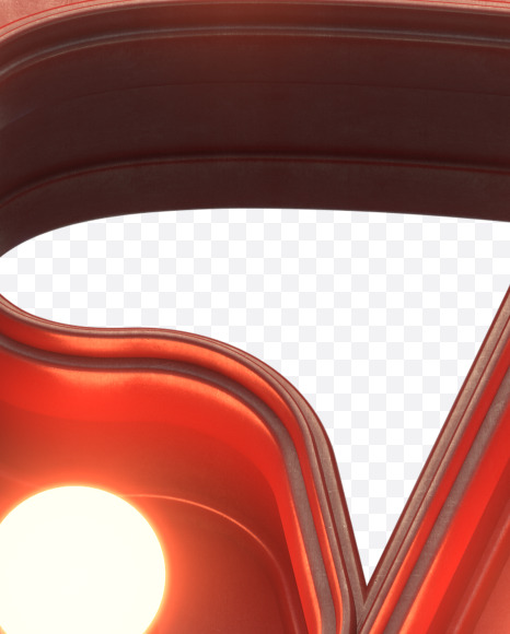 J uppercase from Hot Light Font on Yellow Images Creative Fonts - S30488