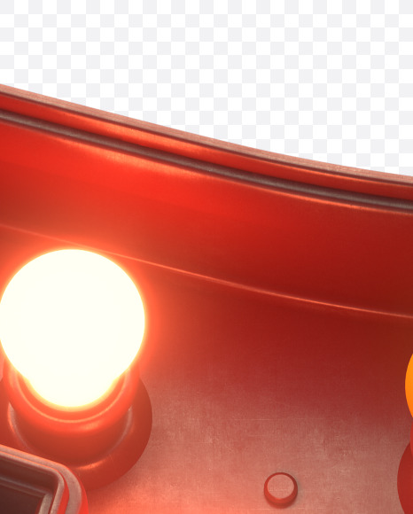 T uppercase from Hot Light Font on Yellow Images Creative Fonts - S30508