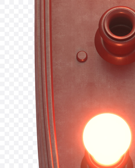 ! from Hot Light Font on Yellow Images Creative Fonts - S30532