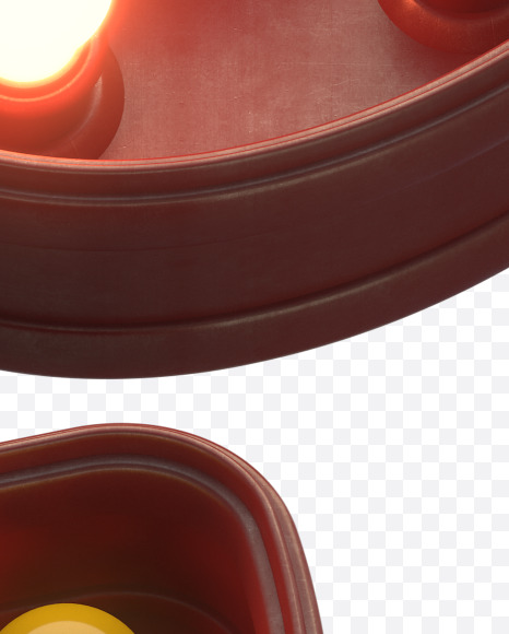 E uppercase from Hot Light Font on Yellow Images Creative Fonts - S30478