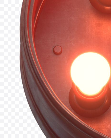 X uppercase from Hot Light Font on Yellow Images Creative Fonts - S30516