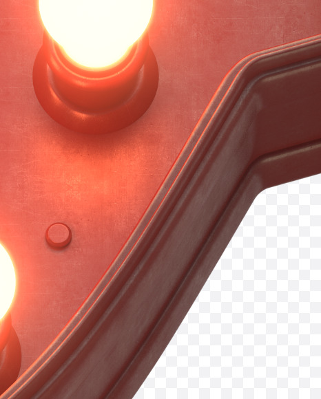 y lowercase from Hot Light Font on Yellow Images Creative Fonts - S30519