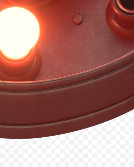 W uppercase from Hot Light Font on Yellow Images Creative Fonts - S30514