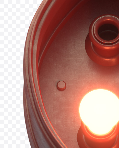 L uppercase from Hot Light Font on Yellow Images Creative Fonts - S30492