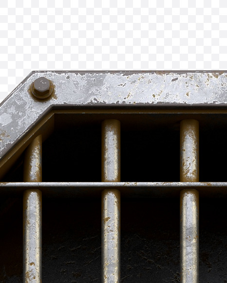 Heart jail from Jail Font on Yellow Images Creative Fonts - S30623