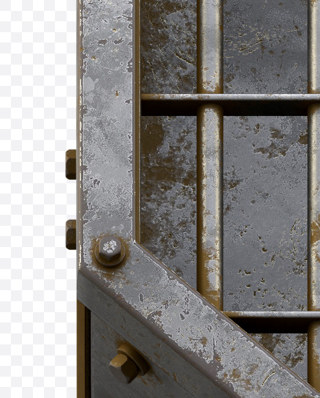 6 jail from Jail Font on Yellow Images Creative Fonts - S30616