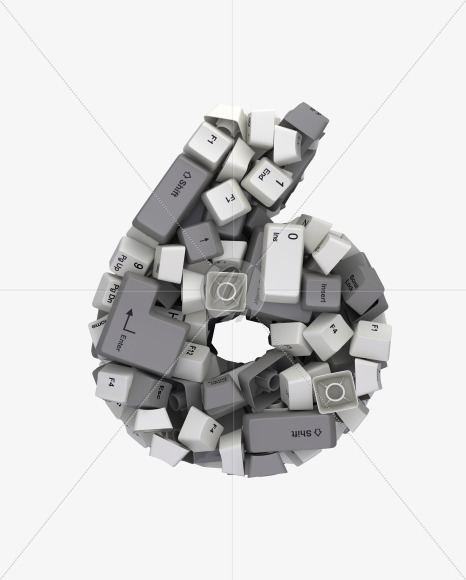 6 white keyboard
