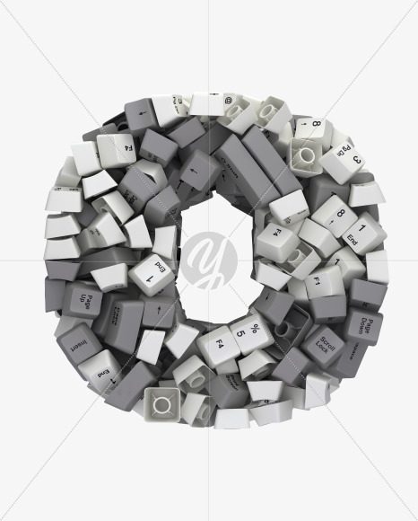 O white keyboard