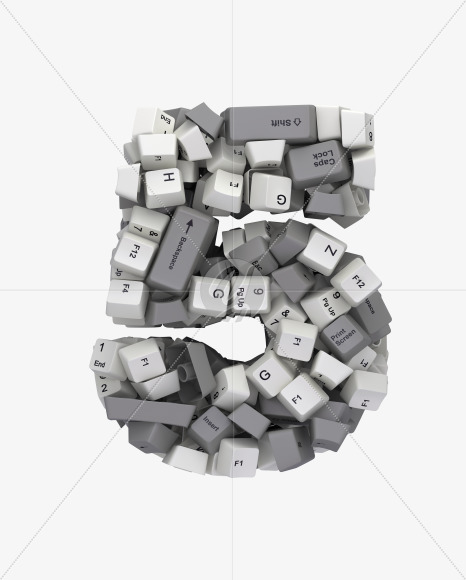 5 white keyboard