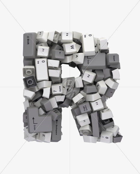 R white keyboard