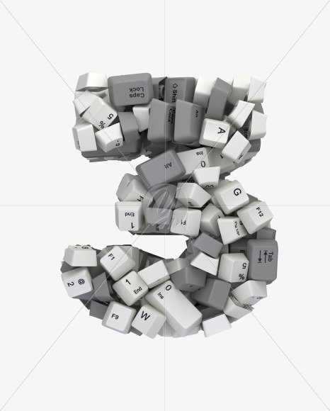 3 white keyboard
