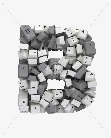 B white keyboard
