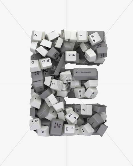 E white keyboard