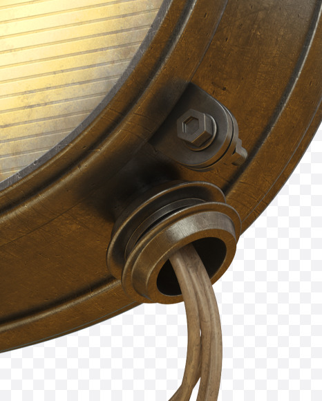 Letter P from Light Metal Board Font on Yellow Images Creative Fonts - S30879