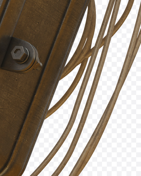 7 from Light Metal Board Font on Yellow Images Creative Fonts - S30896