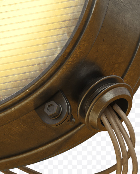 Letter B from Light Metal Board Font on Yellow Images Creative Fonts - S30865