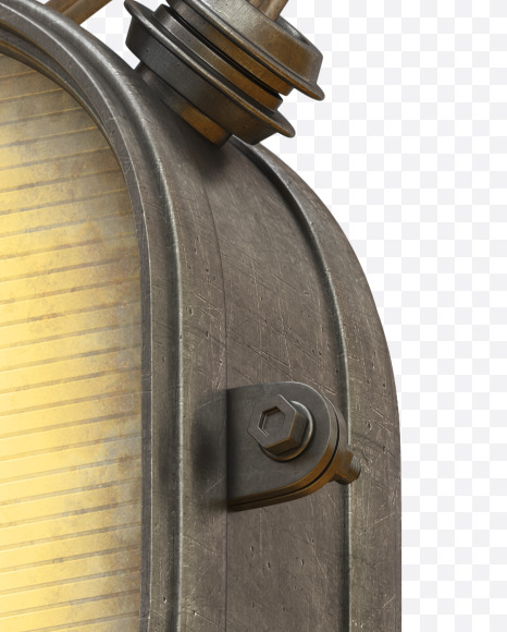 % from Light Metal Board Font on Yellow Images Creative Fonts - S30902