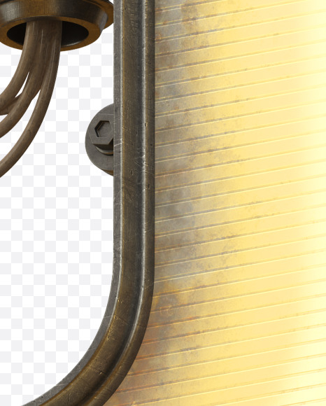 Letter J from Light Metal Board Font on Yellow Images Creative Fonts - S30873