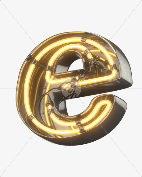 e lowercase