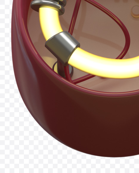 ? from Neon Font on Yellow Images Creative Fonts - S31193