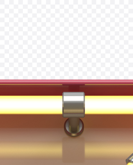 I uppercase from Neon Font on Yellow Images Creative Fonts - S31147