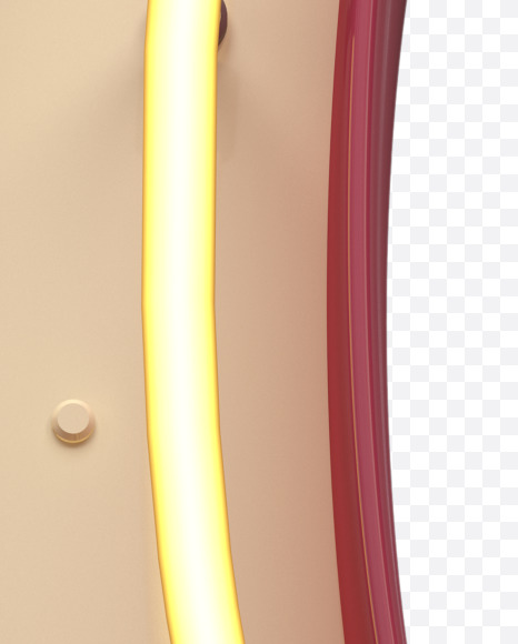 0 from Neon Font on Yellow Images Creative Fonts - S31192