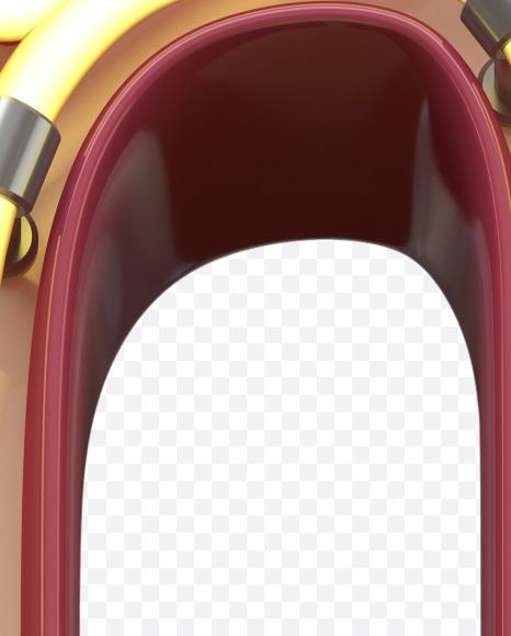 m lowercase from Neon Font on Yellow Images Creative Fonts - S31156