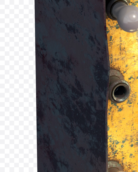 ! from Post-apocalypse Font on Yellow Images Creative Fonts - S31573