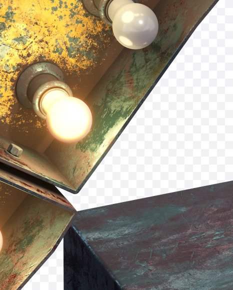 Letter Z from Post-apocalypse Font on Yellow Images Creative Fonts - S31562