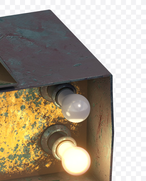 Letter X from Post-apocalypse Font on Yellow Images Creative Fonts - S31560