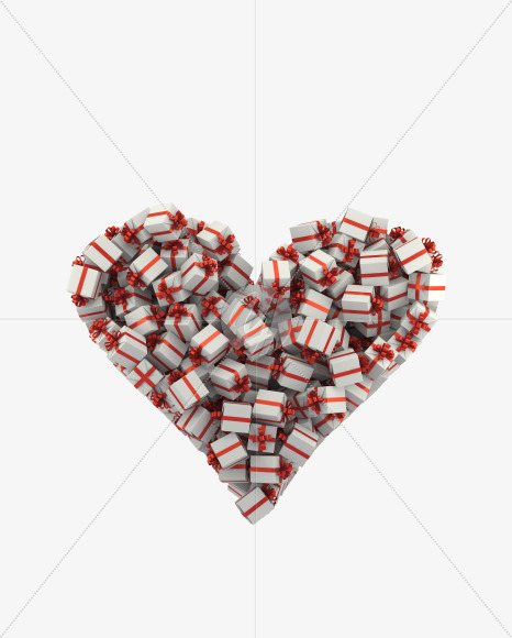 heart from Presents Box Font on Yellow Images Creative Fonts - S31658